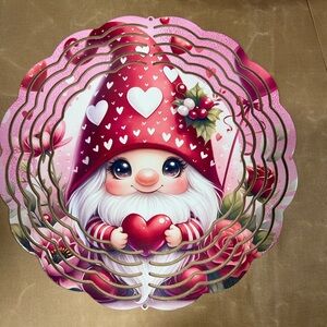 Cute Gnome Heart Windspinner